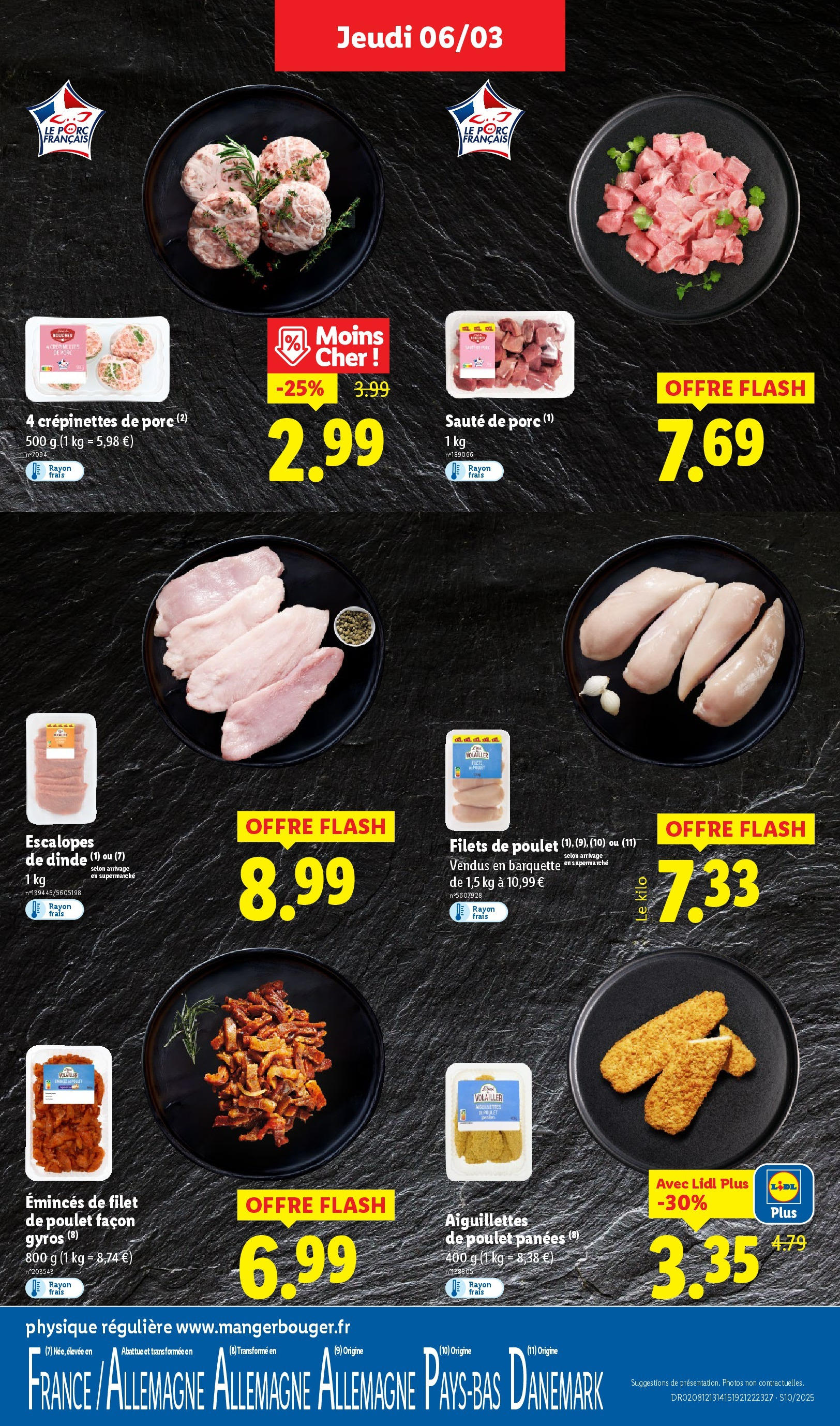 Catalogue Les bonnes affaires sont chez Lidl ! Découvrez une sélection de produits à petits prix, page 00007