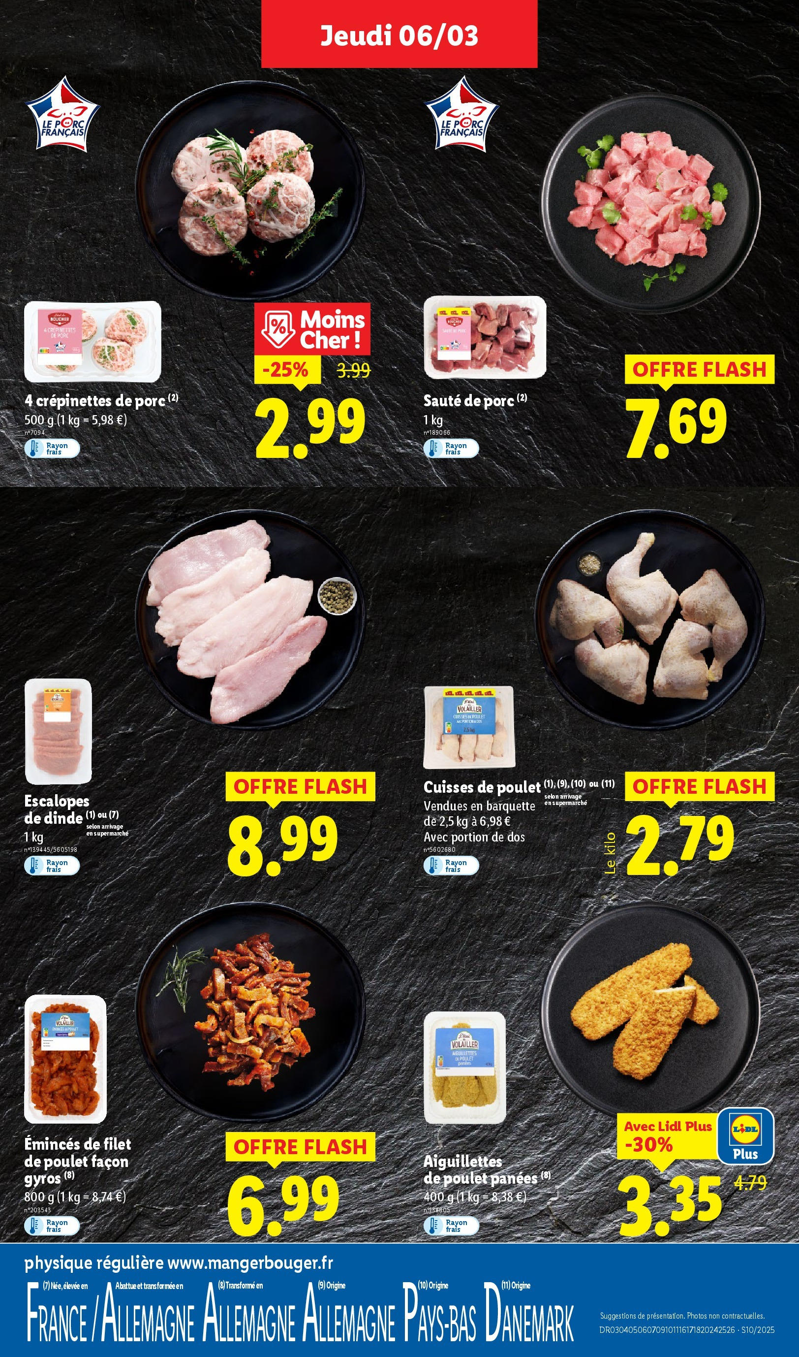 Catalogue Les bonnes affaires sont chez Lidl ! Découvrez une sélection de produits à petits prix, page 00007