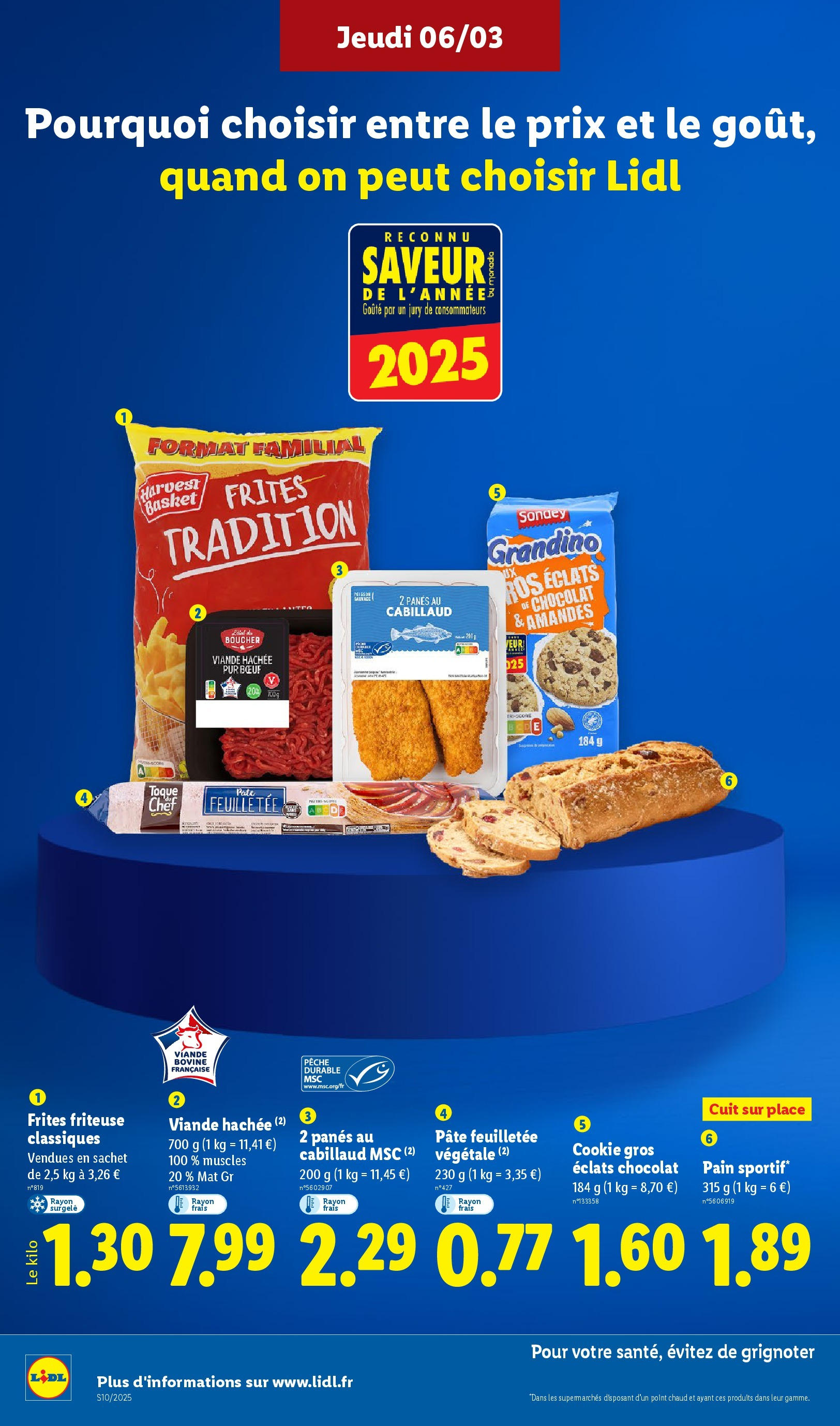 Catalogue Les bonnes affaires sont chez Lidl ! Découvrez une sélection de produits à petits prix, page 00010