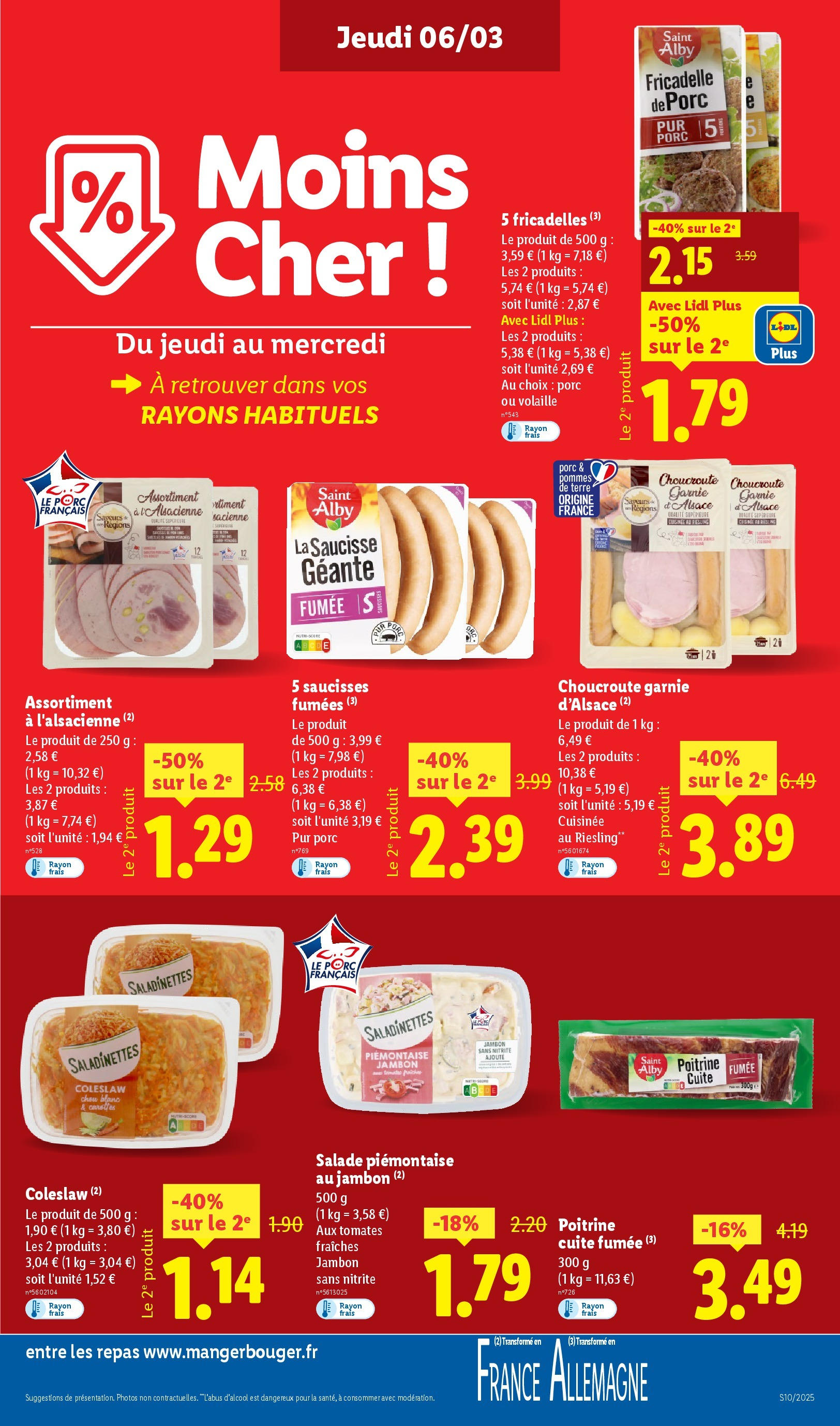 Catalogue Les bonnes affaires sont chez Lidl ! Découvrez une sélection de produits à petits prix, page 00011