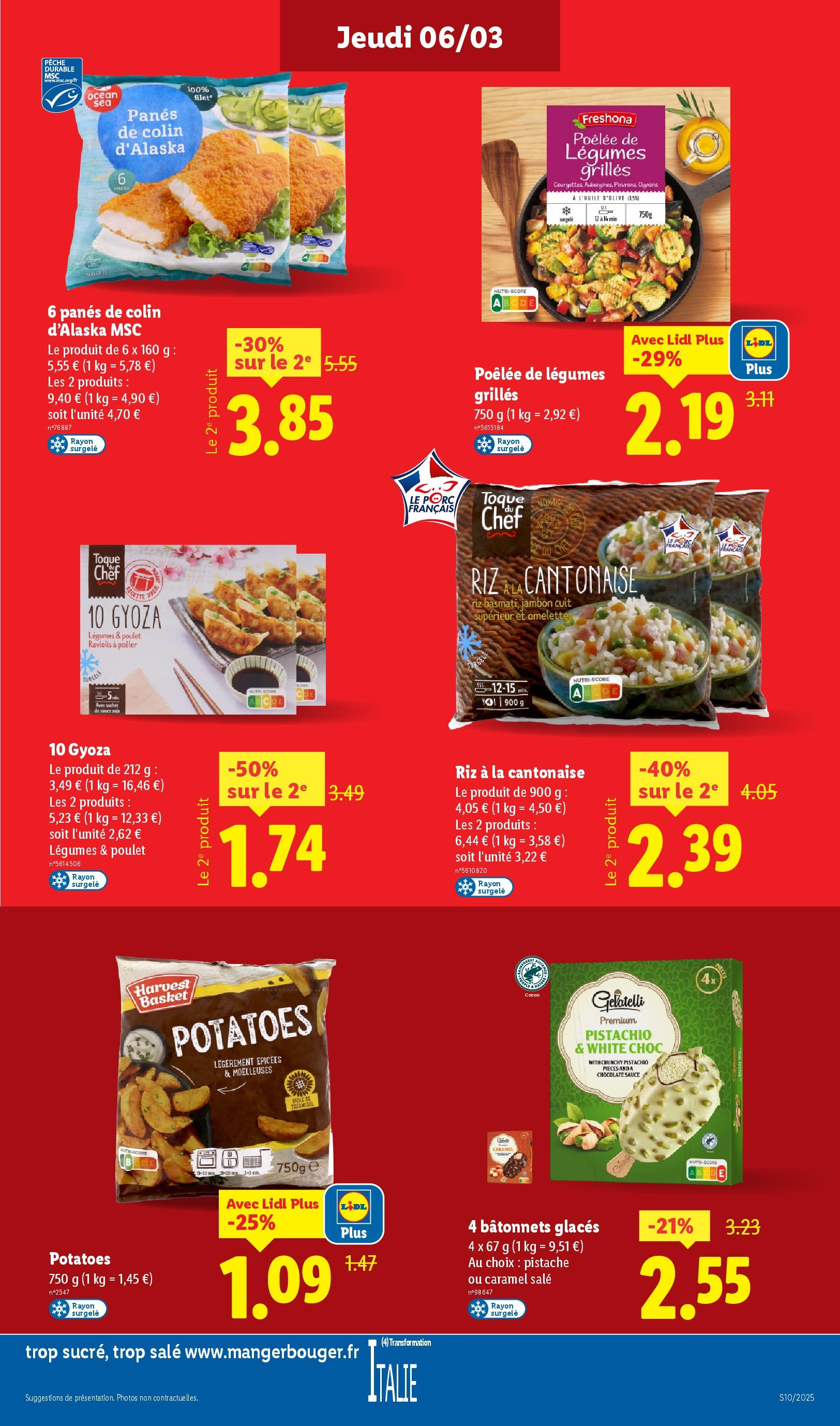 Catalogue Les bonnes affaires sont chez Lidl ! Découvrez une sélection de produits à petits prix, page 00013