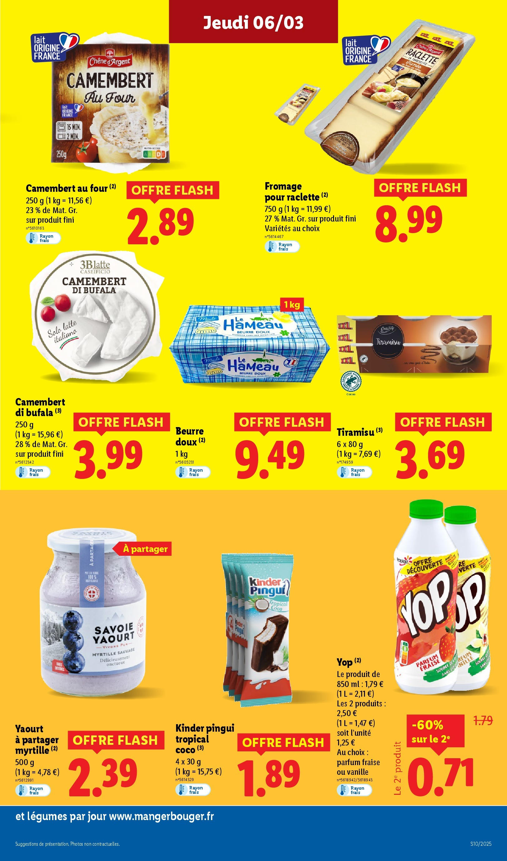 Catalogue Les bonnes affaires sont chez Lidl ! Découvrez une sélection de produits à petits prix, page 00019