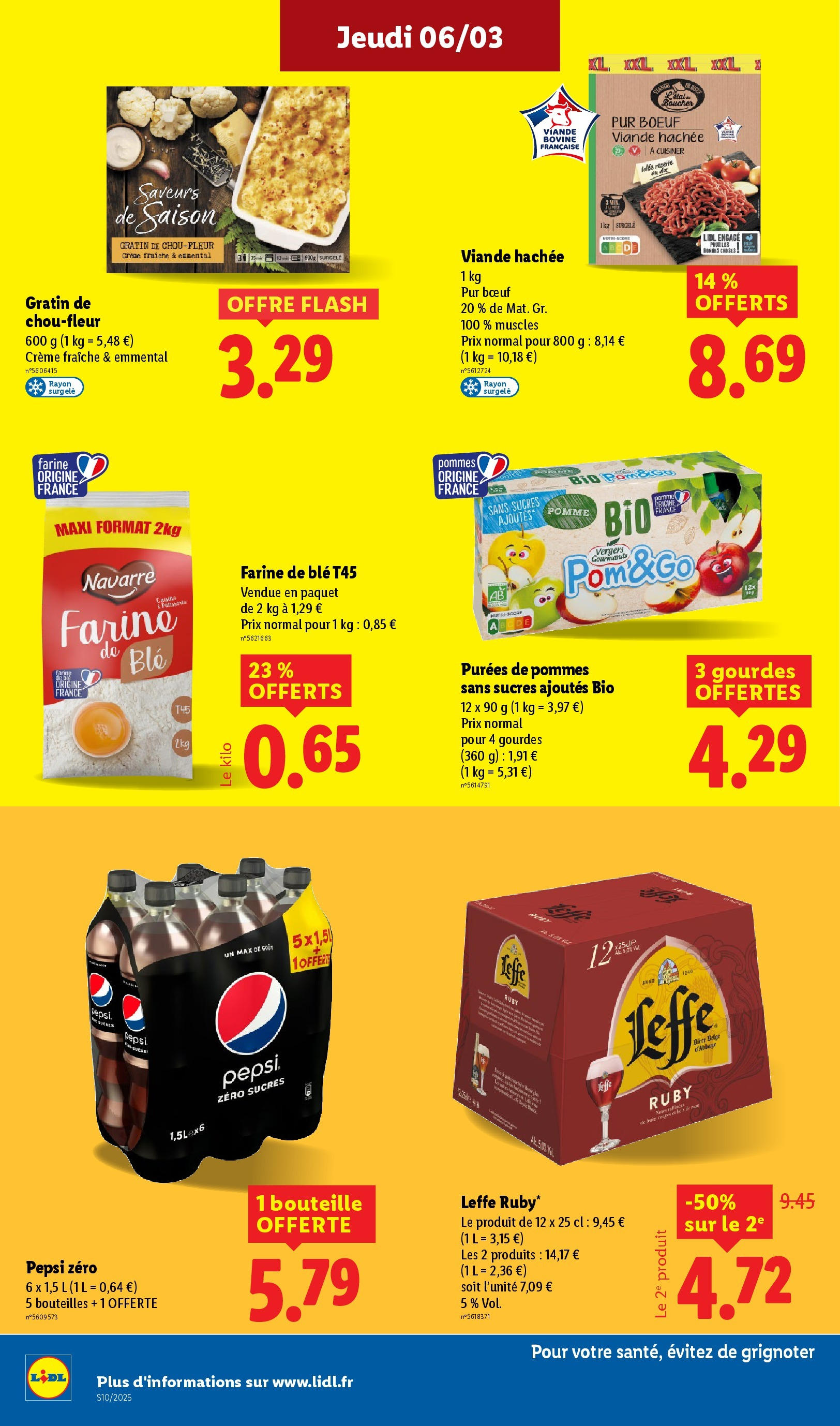 Catalogue Les bonnes affaires sont chez Lidl ! Découvrez une sélection de produits à petits prix, page 00020