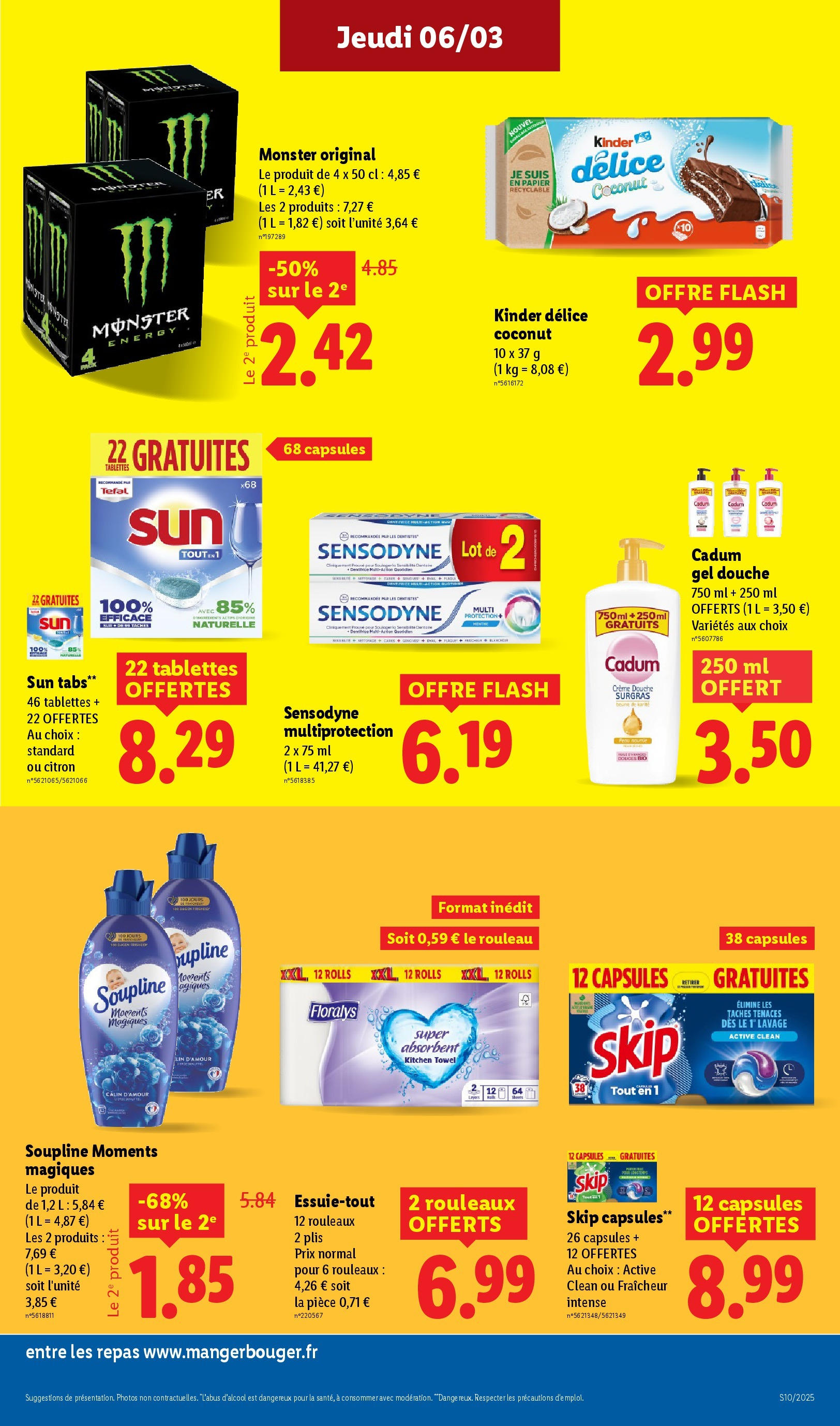 Catalogue Les bonnes affaires sont chez Lidl ! Découvrez une sélection de produits à petits prix, page 00021