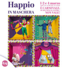 Happio in maschera