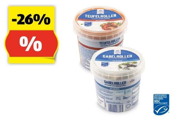 ALMARE SEAFOOD Gabel-/Teufelroller, 500 g