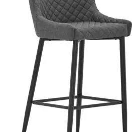 JYSK Scaun bar PEBRINGE cu spătar gri
