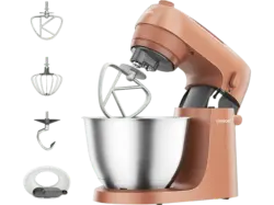 Kenwood KZM35.000RD Go Collection Küchenmaschine Clay Red (Rührschüsselkapazität: 4 l, 800 Watt)