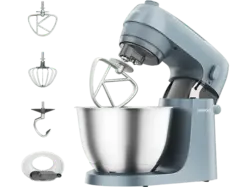 Kenwood KZM35.000RD Go Collection Küchenmaschine Storm Blue (Rührschüsselkapazität: 4 l, 800 Watt)