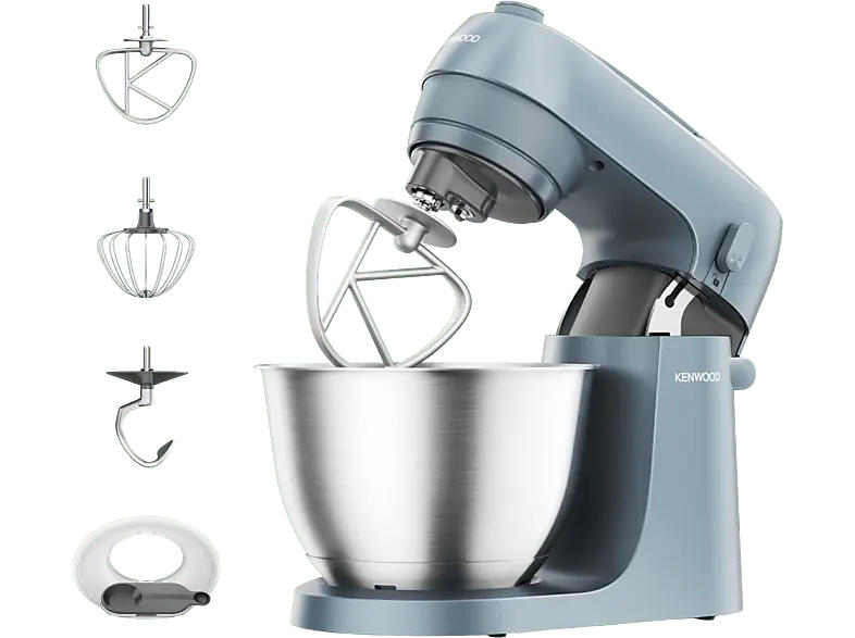 Kenwood KZM35.000RD Go Collection Küchenmaschine Storm Blue (Rührschüsselkapazität: 4 l, 800 Watt)