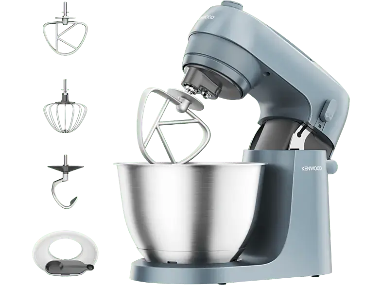 Kenwood KZM35.000RD Go Collection Küchenmaschine Storm Blue (Rührschüsselkapazität: 4 l, 800 Watt)