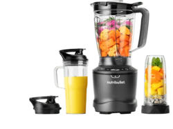 Nutri Bullet NBF 550DG Smartsense Mixer mit 2 Behälter (Silber, 1500 Watt, 0.9 l)