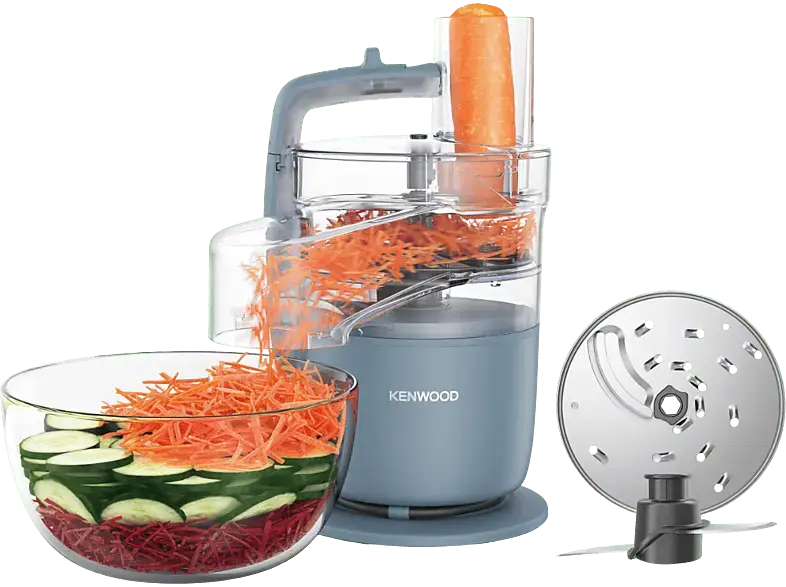Kenwood FDP 22.130GY MultiPro Go Zerkleinerer Silber (R&uuml;hrsch&uuml;sselkapazit&auml;t: 16,8 l, 0,0 Watt)