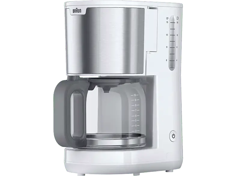 Braun KF 1500WH Pur Shine Filterkaffeemaschine Weiß