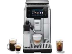 De'Longhi ECAM 630.55 SSM Primadonna Aromatic Kaffeevollautomat (Silber, Adaptive Grinding-Technologie, 19 bar, externer Milchbehälter)