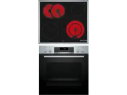 Bosch HEA171BS3 + NKN645GA2E Herdset, bestehend aus Herd inkl. Kochfeld (Strahlungsheizung, A+, 71 l)