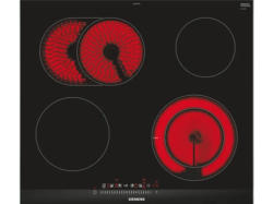 Siemens ET675FNP1E Strahlungsheizungskochfeld (602 mm breit, 4 Kochfelder, Glaskeramik, Autarkes Kochfeld)