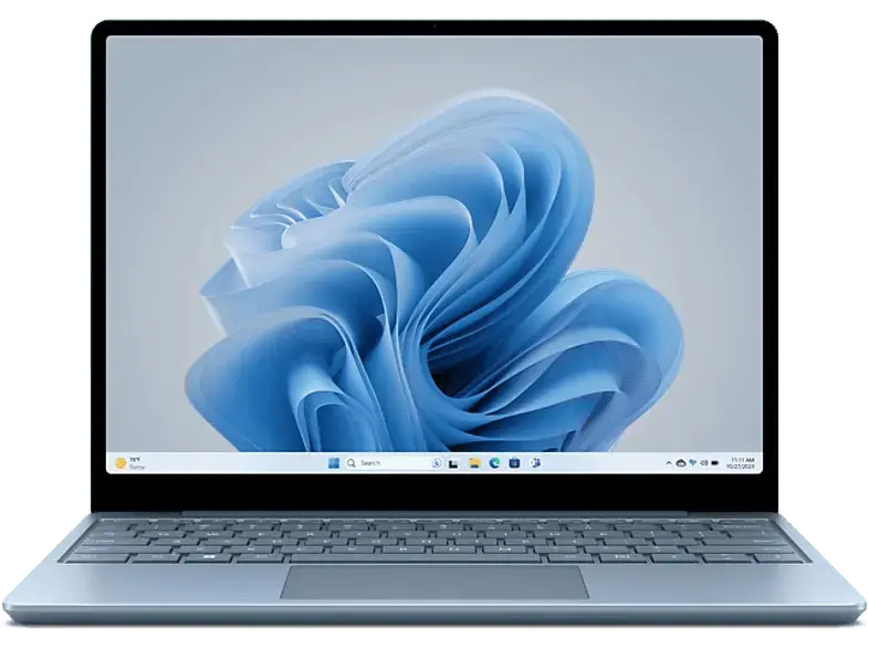 Microsoft Surface Laptop Go 3, 12.4 Zoll, Intel® Core™ i5-1235U, 16 GB RAM, 512 SSD, Windows 11 Home (64 Bit), Iris® Xe, Eisblau