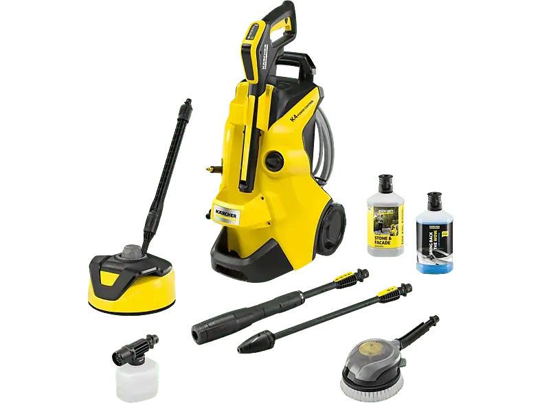 Kärcher K 4 Power Control Flex Car & Home Hochdruckreiniger (Gelb/Schwarz, 1,8 kW, 30 m², 420 l/h)