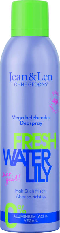 Jean&Len Deospray Fresh Waterlily