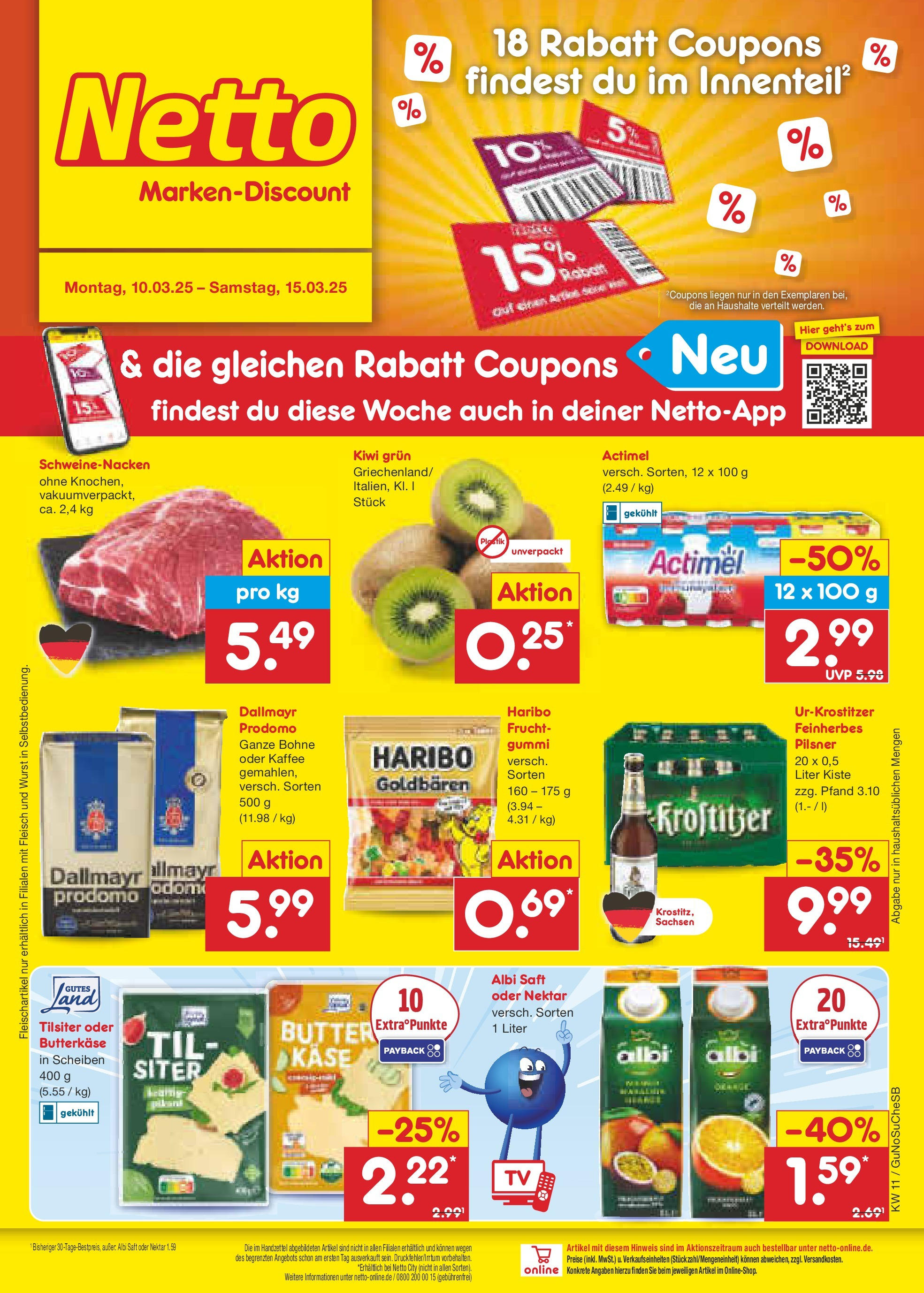 Netto Marken-Discount Netto: Wochenangebote (ab 09.03.2025) > Angebote