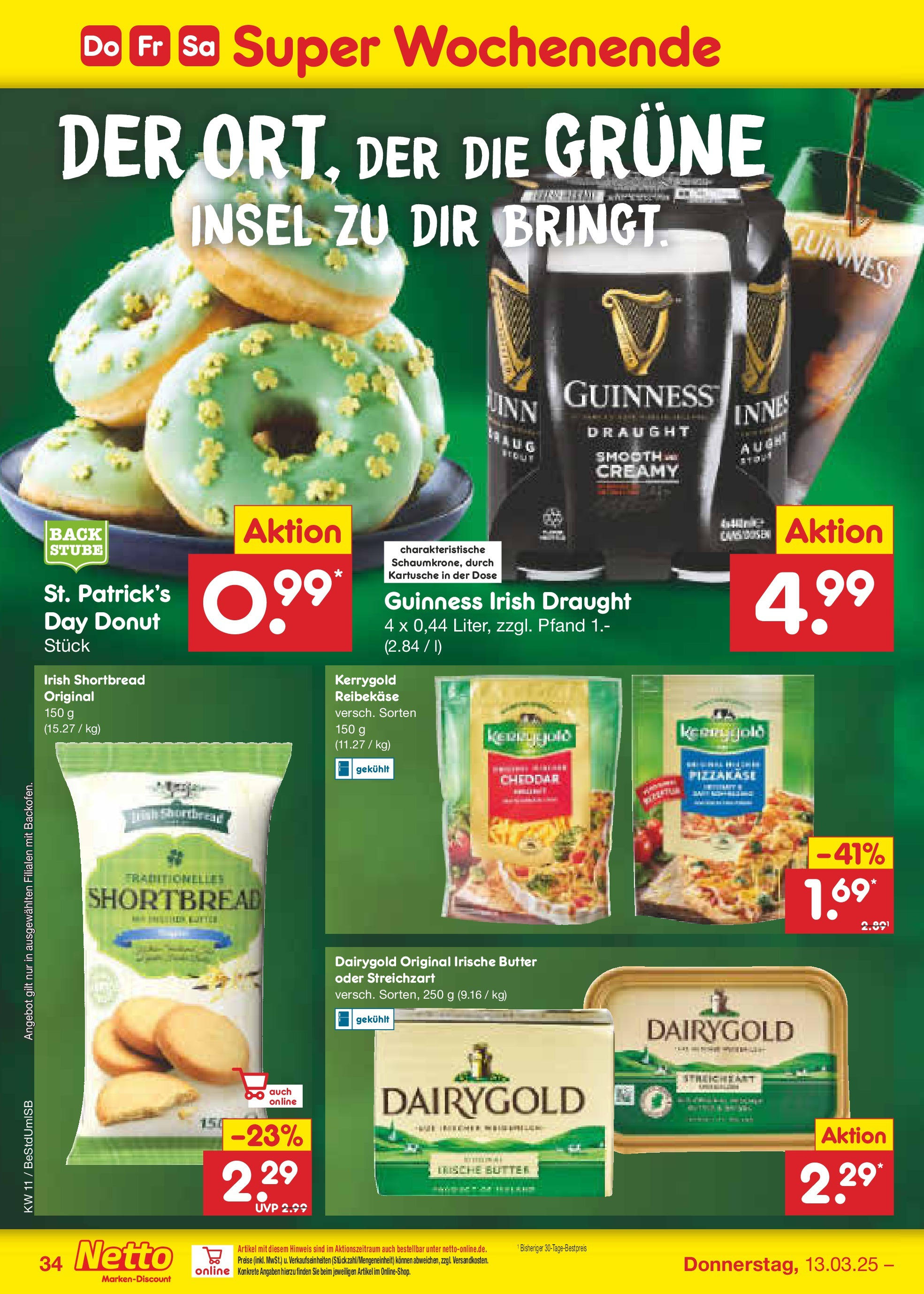 Netto Marken-Discount - Netto: Wochenangebote (ab 09.03.2025) » Angebote | Seite: 50 | Produkte: Butter, Reibekase