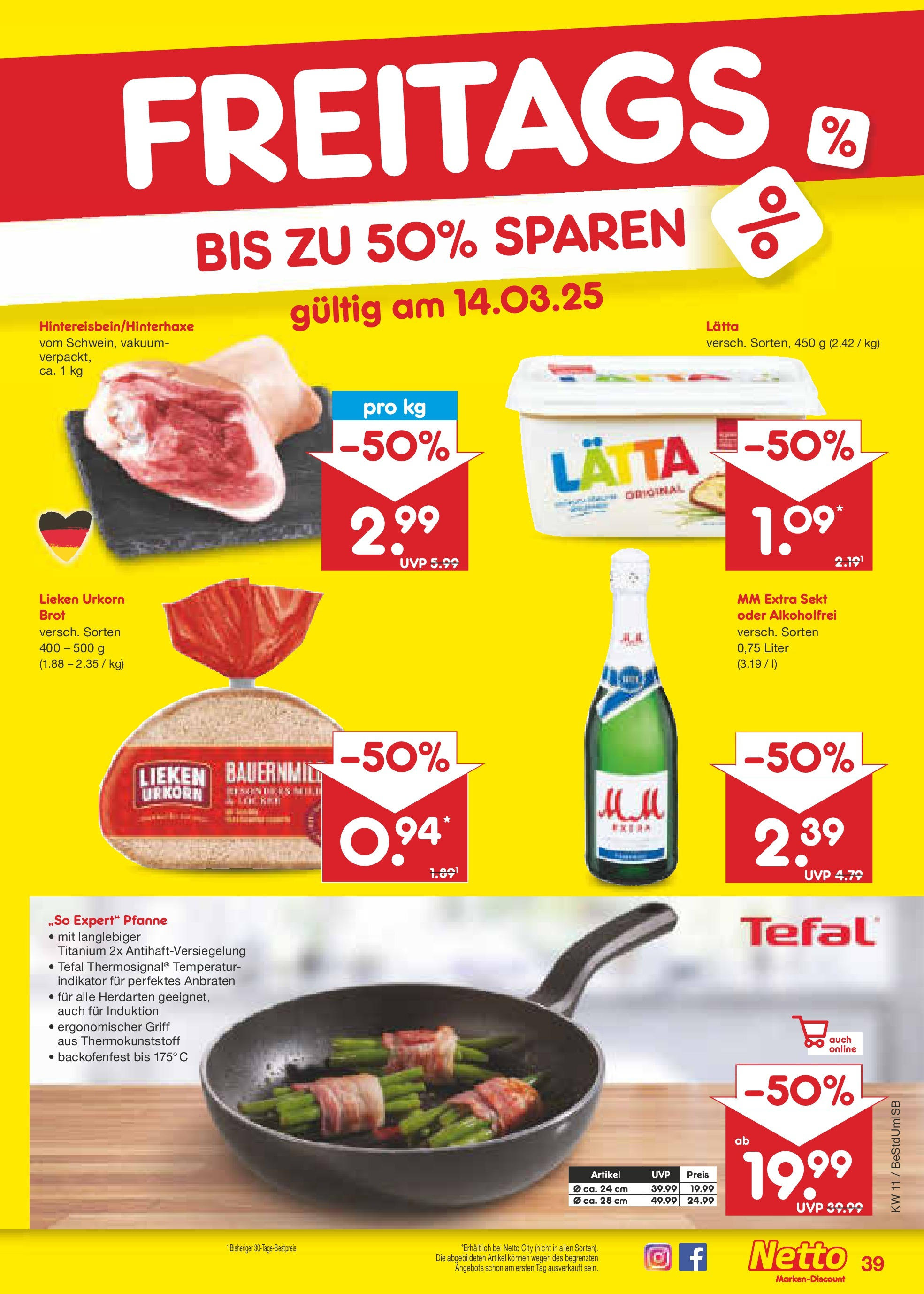 Netto Marken-Discount - Netto: Wochenangebote (ab 09.03.2025) » Angebote | Seite: 55 | Produkte: Sekt, Lätta