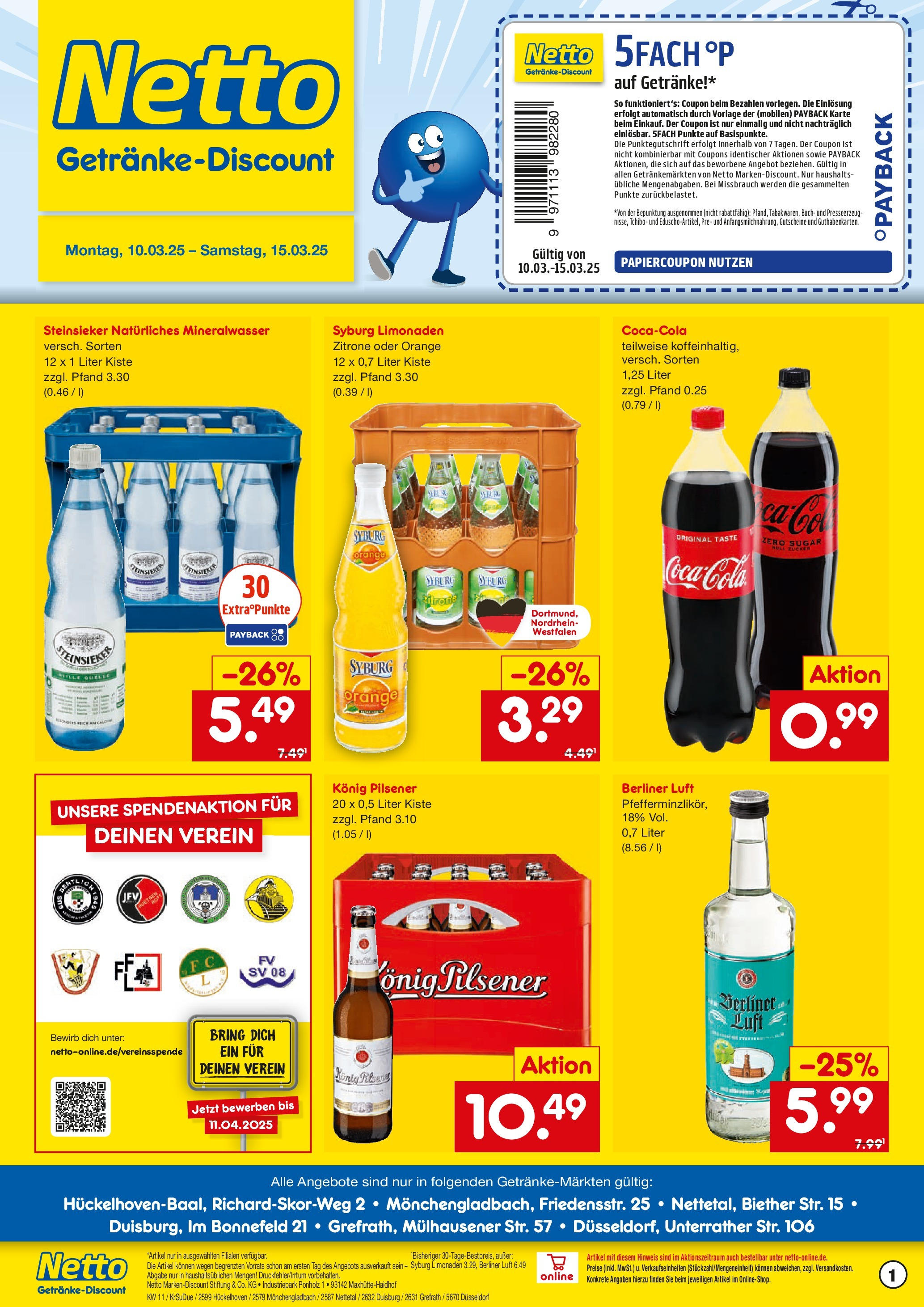 Netto Marken-Discount Netto: Getränkeangebote (ab 09.03.2025) > Angebote