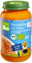 Kaufland хипермаркет K-Bio Биопюре с пуешко, ориз и зеленчуци - до 13-07-25