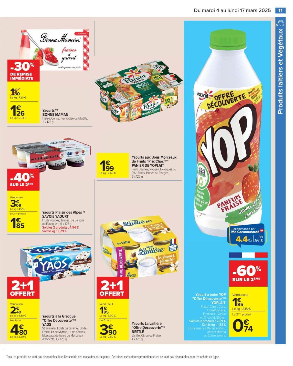 Catalogue Produits laitiers et végétaux, page 00011