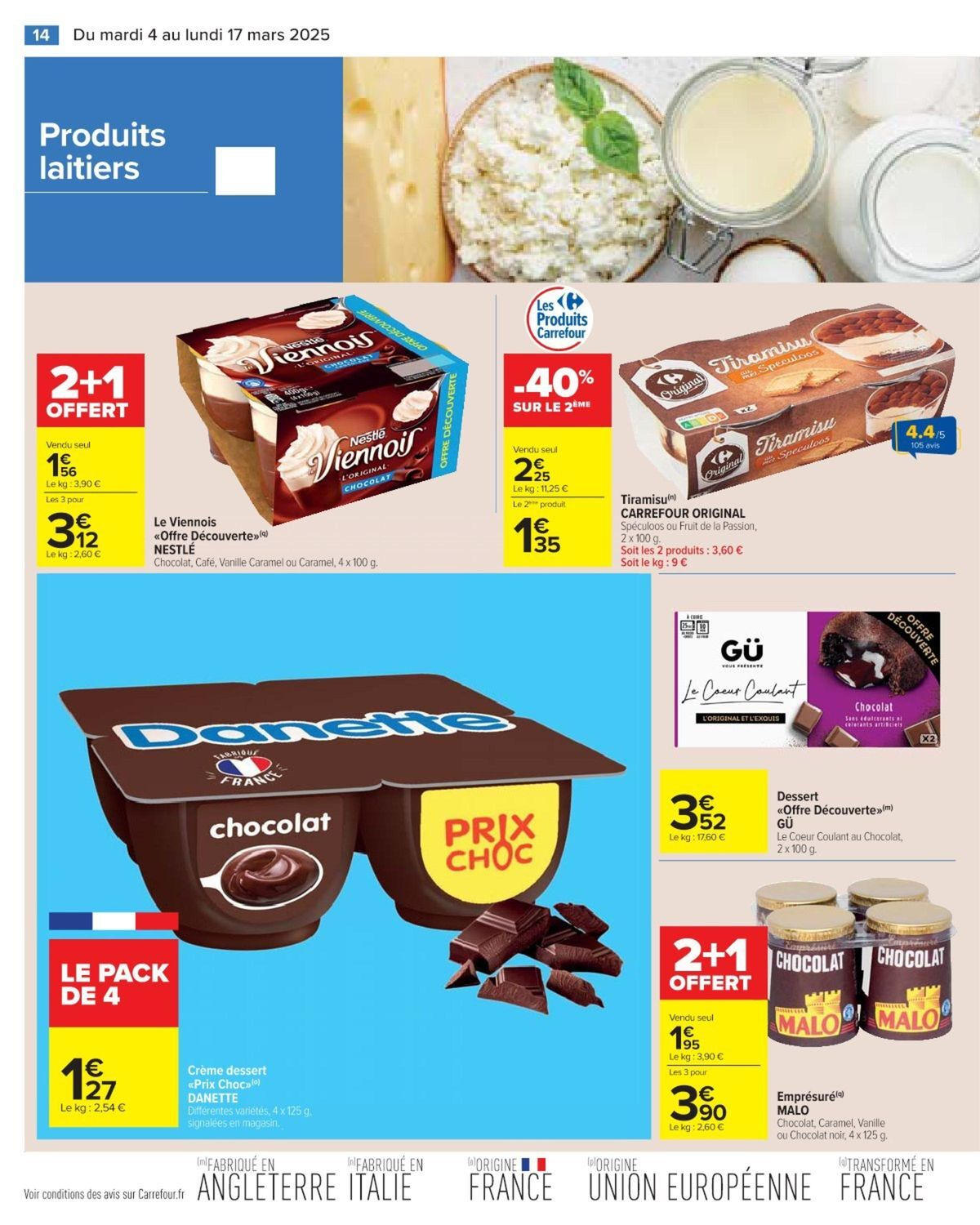 Catalogue Produits laitiers et végétaux, page 00014