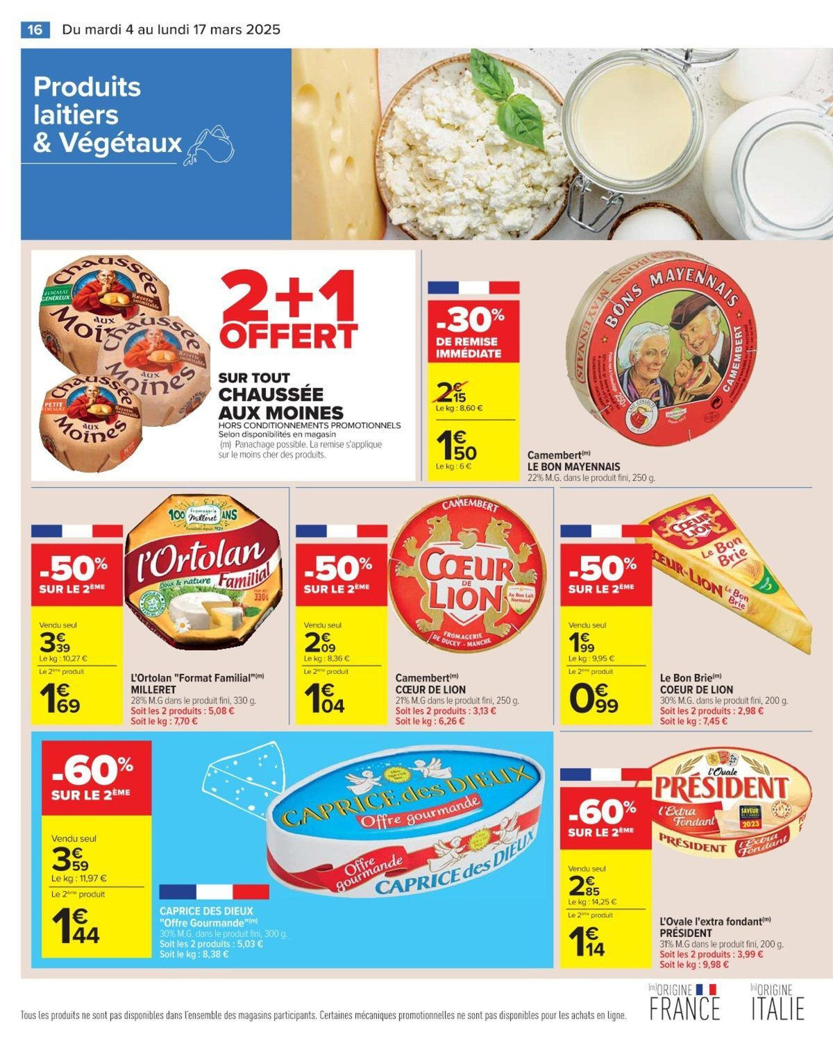 Catalogue Produits laitiers et végétaux, page 00016