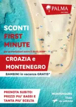 Palma viaggi Sconti First minute - al 31.03.2025