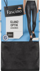 Fascino Leggings in Glanz-Optik schwarz Gr. 42/44