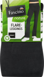 Fascino Flare Leggings mit Bio-Baumwolle schwarz Gr. 50/52