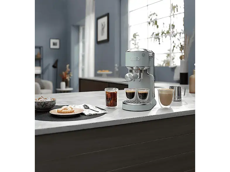 De'Longhi EC 890.GR Dedica Duo Espressomaschine (Jade Green, 1450 Watt, 15 bar)