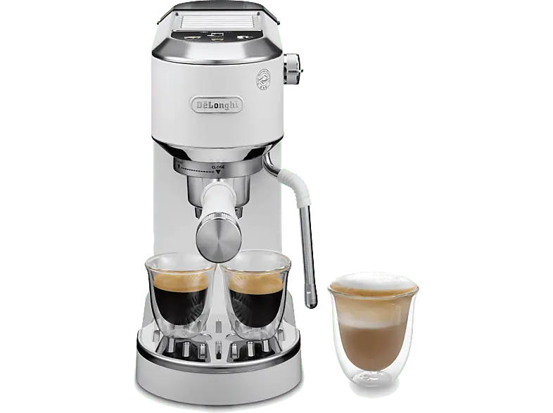 De'Longhi EC 890.WI Dedica Duo Espressomaschine (White, 1450 Watt, 15 bar)