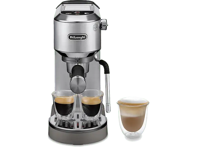 De'Longhi EC 890.M Dedica Duo Espressomaschine (Edelstahl, 1450 Watt, 15 bar)