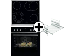 AEG OU5AE22AB SurroundCook®, Herd inkl. Kochfeld und Backauszug (Strahlungsheizungskochfeld, A+, 71 l)