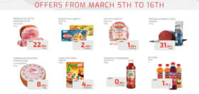 Offerte dal 5 al 16 marzo