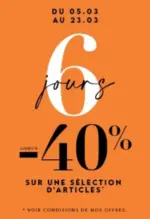 BHV Du 5 au 23 Mars, jusqu'à -40% sur une sélection d'articles signalés - au 23.03.2025