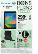 E.Leclerc BONS PLANS MARS - au 15.03.2025