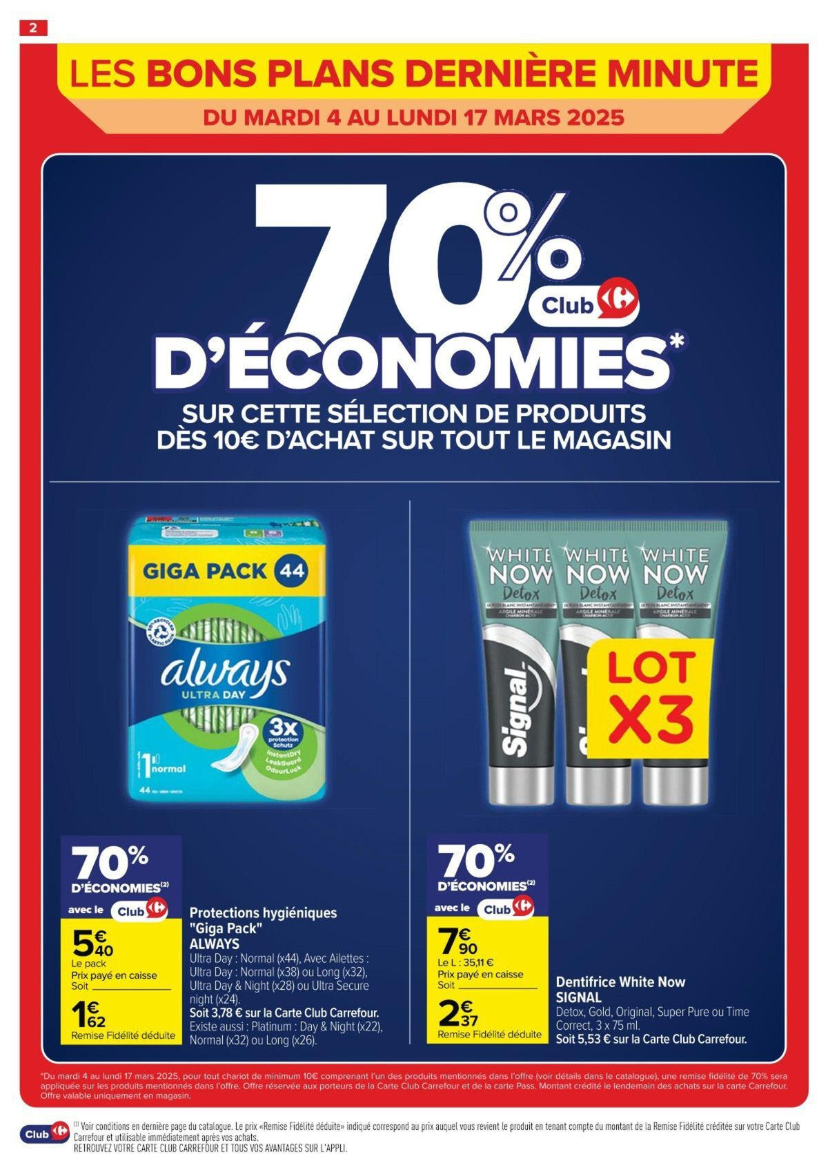 Catalogue Les bons plans dernière minute, page 00002