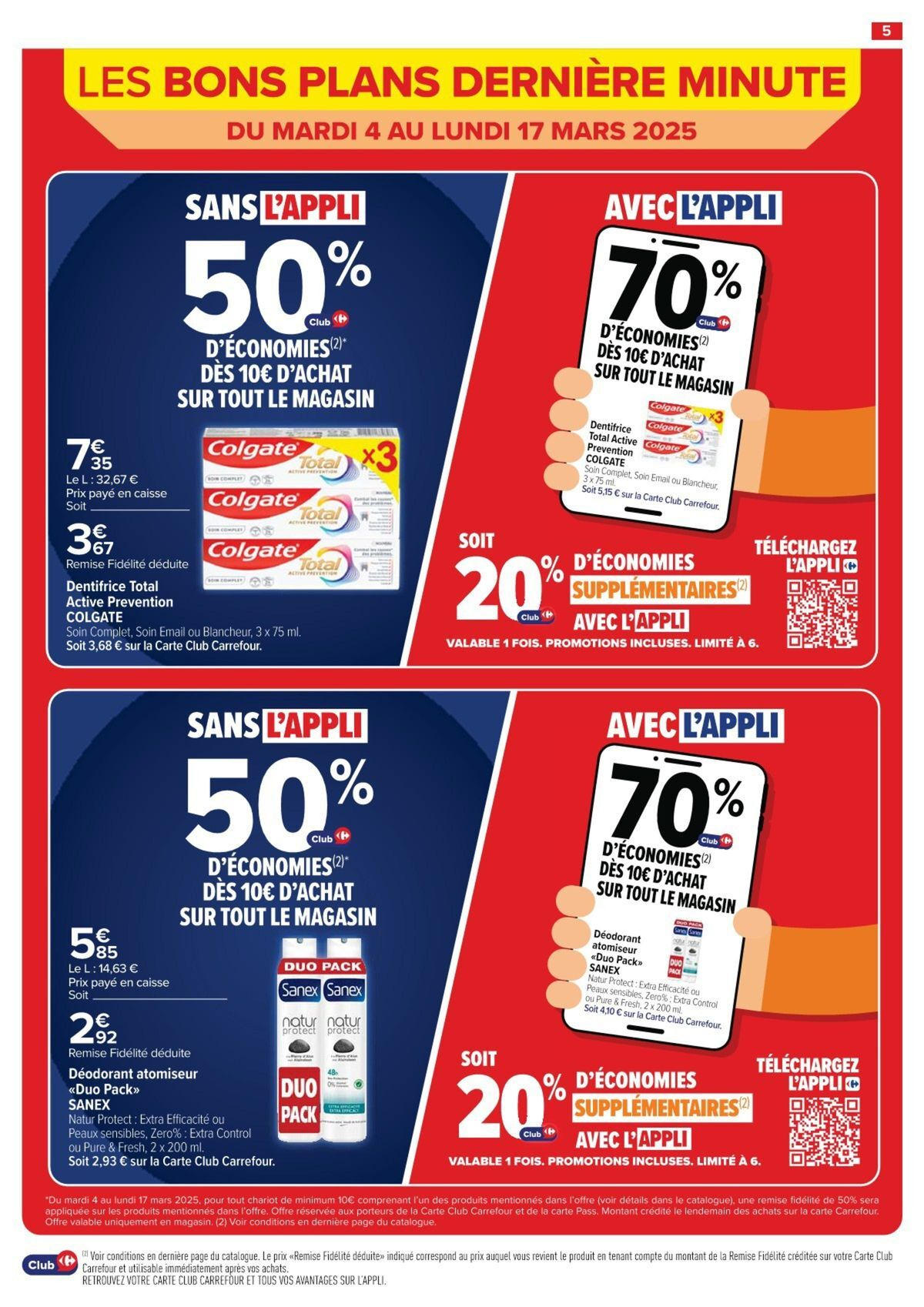 Catalogue Les bons plans dernière minute, page 00005