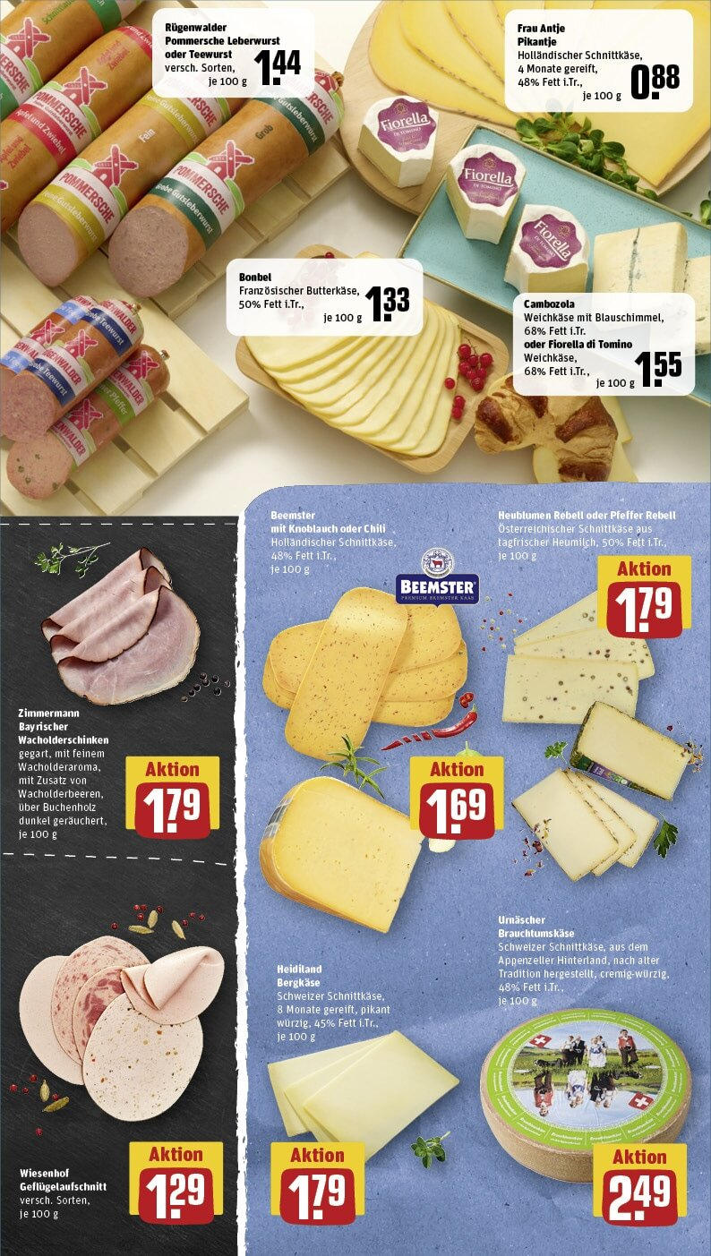 Rewe - Rewe: Wochenangebote (ab 10.03.2025) zum Blättern » Angebote | Seite: 12 | Produkte: Käse, Pfeffer, Knoblauch, Chili