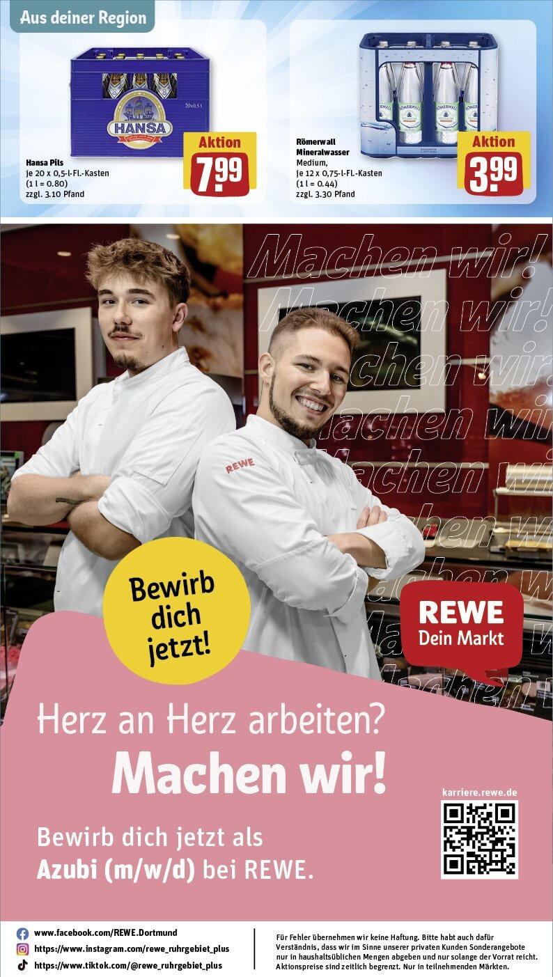 Rewe - Rewe: Wochenangebote (ab 10.03.2025) zum Blättern » Angebote | Seite: 30 | Produkte: Pils, Mineralwasser