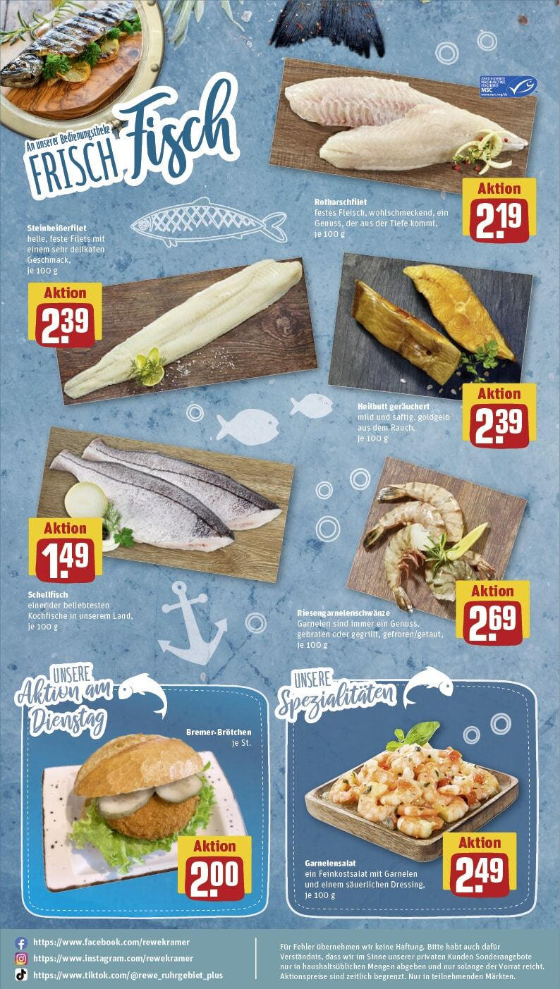 Rewe - Rewe: Wochenangebote (ab 10.03.2025) zum Blättern » Angebote | Seite: 30 | Produkte: Garnelen, Fisch