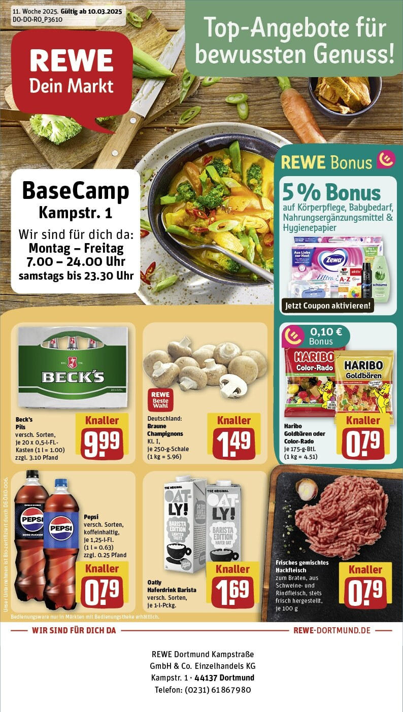 REWE Prospekt ab 10.03.2025 nächste Woche - Rewe: Wochenangebote