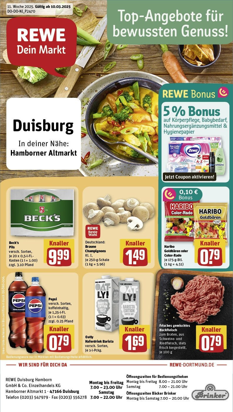 REWE Prospekt ab 10.03.2025 nächste Woche - Rewe: Wochenangebote