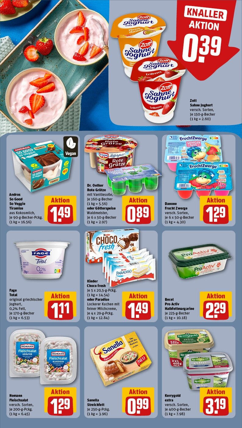 Rewe - Rewe: Wochenangebote (ab 10.03.2025) zum Blättern » Angebote | Seite: 13 | Produkte: Joghurt, Öl, Becel, Sanella